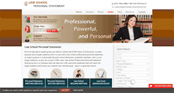 Desktop Screenshot of lawschoolpersonalstatement.biz