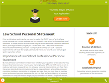 Tablet Screenshot of lawschoolpersonalstatement.biz